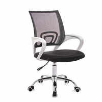 Fauteuil de Bureau Ergonomique Pivotant Multifonction en Résille, Économique, pour Personnel et Bureau, Vente en Gros