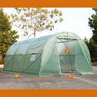 Kit d'acier de serre de plain-pied couverture résistante aux UV de maison de plante extérieure d'intérieur lourde pour le jardinage de légumes
