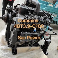Motor Diésel Cummins Original Nuevo de 100 hp 4BT3.9-C100 para Maquinaria de Construcción, Motor de 4 Tiempos, Cilindrada 3.9L