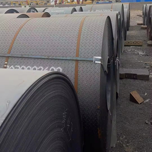 Chapa de Acero al Carbono Estándar ASTM Grado Q235, Chapa Cuadriculada <span class=keywords><strong>Galvanizada</strong></span> por Inmersión en Caliente, Aplicación Antideslizante - Product Image 4