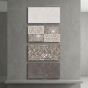 Carreaux muraux en céramique aspect marbre poli brillant 300x600mm (12x24) à bas prix pour cuisines et salles de bain - Product Image 5