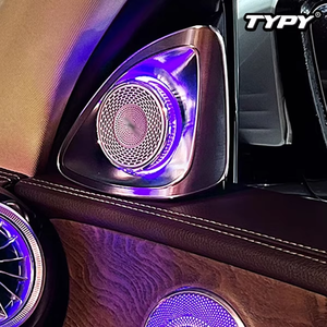 Haut-parleur de tweeter rotatif 4D 64 couleurs pour Benz W222 W223 W205 W213 W117 Classe C Classe E Classe S GLC GLA <span class=keywords><strong>GLB</strong></span> LED Lumière ambiante - Product Image 3