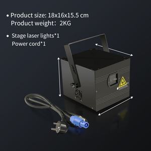 AICPOSE - Láser de Animación de 5 W para Discotecas, Clubes y Espectáculos, Luz Láser Profesional RGB para Escenarios - Product Image 3