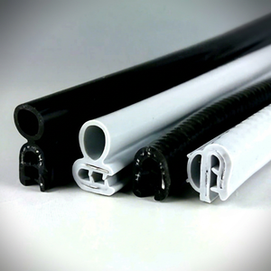 Easy Installation Silicone <b>Rubber</b> Trim Gasket <b>Edge</b> Door Sealing Strip U Shape SPCC core heat chemical resistant Japan HR-06 - Product Image 1
