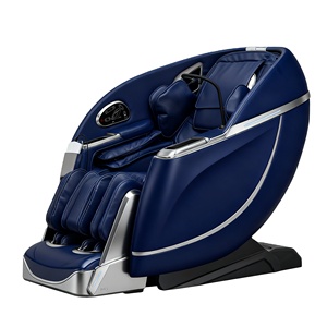 Sillón de Masaje Eléctrico de Cuero Sintético de Lujo Personalizado de Fábrica, Modelo Ajustable 4D con <span class=keywords><strong>Spa</strong></span> para Pies y Masajeador de Espalda - Product Image 2