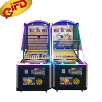Machine de basket-ball à pièces d'occasion IFD pour adultes, jeux de tir à la balle, machine d'arcade de basket-ball à prix réduit