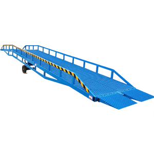 6 tonnes 8 tonnes 10 tonnes pont d'embarquement mobile de déchargement hydraulique <span class=keywords><strong>rampe</strong></span> de quai pliable pour le chargement de conteneurs - Product Image 2