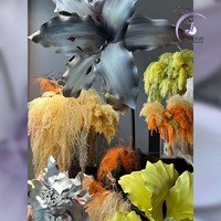 Vente chaude à la main Eva mousse hawaïenne fleur d'hibiscus tous les temps accessoires de mode pour noël Thanksgiving nouvel an
