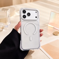 Coques de téléphone transparentes en vrac, PC minimaliste, protection renforcée des coins pour iPhone