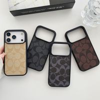 Coque de téléphone tendance à rayures pour iPhone 18 17 16 15 Pro Max, design animalier de luxe, protection antichoc