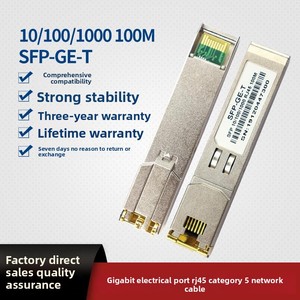 10/100/<span class=keywords><strong>1000Mbps</strong></span> 1.25 gam 1000Base-T SFP RJ45 Đồng mô-đun <span class=keywords><strong>Ethernet</strong></span> cat5 UTP rộng tương thích RoHS CE FCC giấy chứng nhận POE 4 gam FTTH - Product Image 2