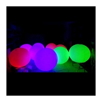 Ballon à air chaud géant gonflable à LED changeant de couleur, en tissu Oxford/PVC 210D, tailles personnalisables pour la décoration de fête