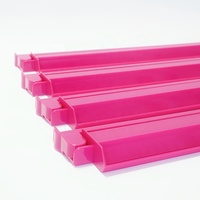 Supports de Mahjong Rose Poudré de Haute Qualité de 18 Pouces, Lot de 4, avec Poussoir, Design Luxueux et Durable pour les Tuiles de Mahjong