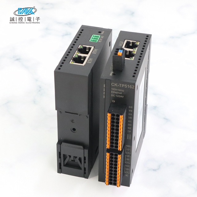 16-Channel Switch Input Output Industrial EtherNet/IP Modbus TCP 16DI 16DO Digital Input and Output(io)  for PLC/SCADA Control