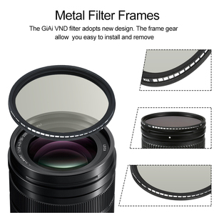 Filtre de densité neutre 1-<span class=keywords><strong>5</strong></span> stops VND pour objectif d'appareil photo, filtre de photographie couleur réelle pour appareils photo reflex numériques et hybrides Canon, <span class=keywords><strong>Sony</strong></span>, Nikon - Product Image 6