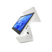 Sistema POS Todo en Uno con Pantalla Dual de 15.6 Pulgadas |   Caja Registradora con Sistema Windows Estable, 2GB/4GB/8GB de RAM, 32GB/64GB/128GB SSD |   Wi-Fi 6 para Comercio Minorista