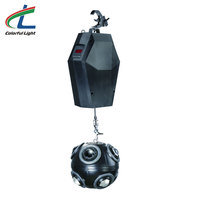 Boule lumineuse LED cinétique avec contrôle DMX et système de levage motorisé, lumières RGB pour mariage, scène, fête et événements DJ
