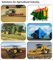 Roulements à bride LDK Standard Duty 3 boulons UCFB204 UCFB205 UCFB206 UCFB207 UCFB208 pour équipement agricole