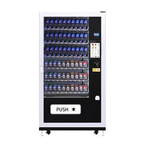 Fabricante de máquinas expendedoras Venta directa Sistema de refrigeración inteligente comercial Máquina Expendedora de aperitivos con compresor