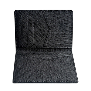Korean Genuine Leather MA6 MA8 Saffiano Pocket <b>Card</b> <b>Holder</b> <b>Wallet</b> Diagonal Slot Design Portable Business <b>Card</b> Storage Pouch - Product Image 6