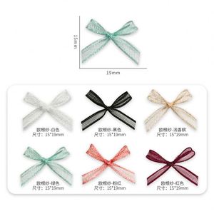 Ornements pour ongles en gros, nœuds en organza, breloques pour ongles, nœuds en <span class=keywords><strong>tulle</strong></span> de ballet pour l'art des ongles éthéré, décoration d'ongles en gros - Product Image 4