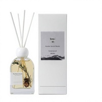 Coffret Cadeau d'Aromathérapie Sans Flamme aux Fleurs Séchées 180ml – Diffusion de Parfum Sans Feu pour Chambre, Hôtel, Maison ; Utilisation 30-60 Jours