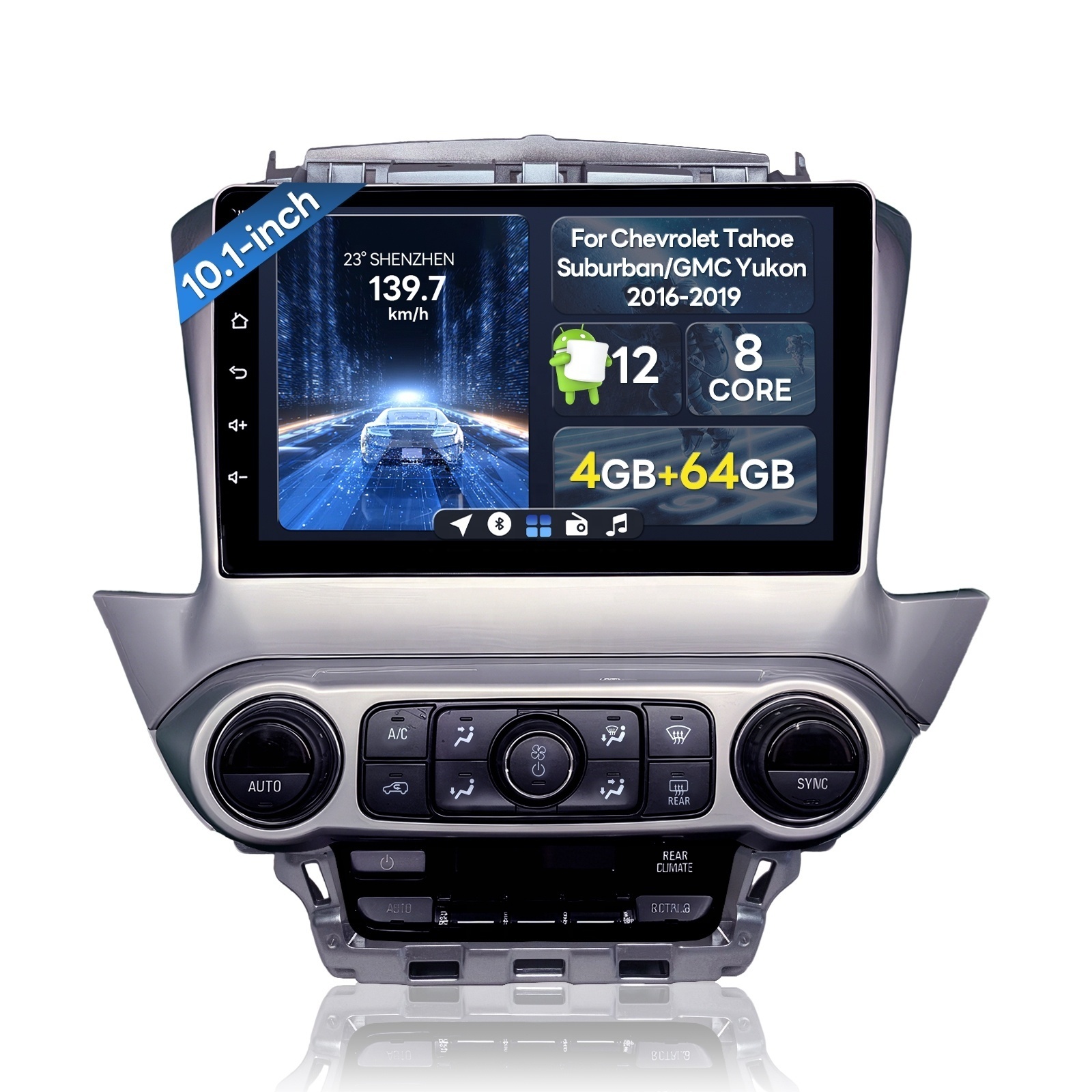 thumbnail image 2 of Car Stereo Radio For Chevrolet Silverado & GMC Sierra 2014... 2 of 14