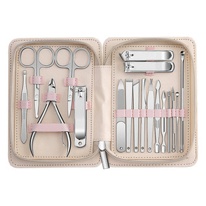 Stainless Steel <b>Nail</b> <b>Kit</b> 18-Piece Set Durable Manicure Tools with 18-in-1 <b>Nail</b> Clipper for Adults Classic Style Bag Packaging - Product Image 5