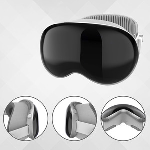 Accessoires <span class=keywords><strong>VR</strong></span> pour <span class=keywords><strong>Apple</strong></span> Vision Pro Étui transparent pour <span class=keywords><strong>casque</strong></span> d'écoute Étui de protection transparent en TPU Coque arrière transparente - Product Image 4