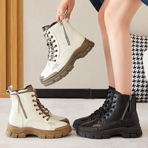 2024 מגפי אופנה צד מגפיים, נעלי נשים גדולות מעור נשים - Product Image 3