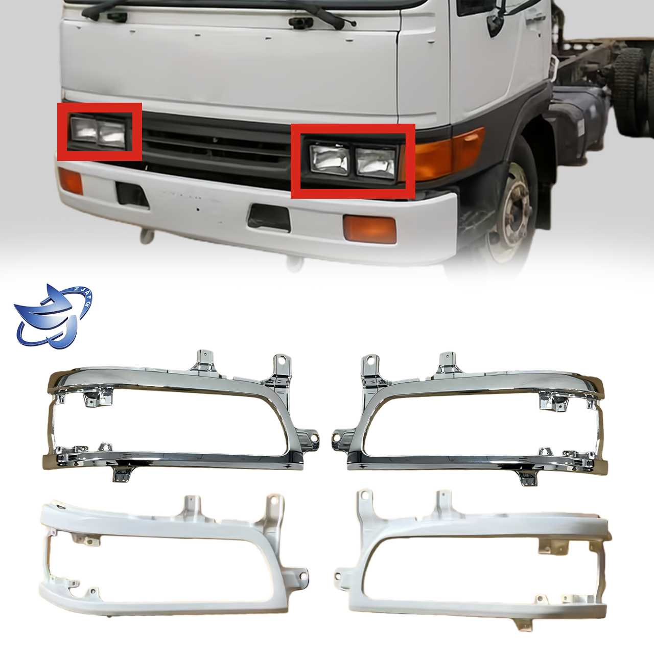 パーツ Hino truck front light Hino 300 Truck Full Range Parts Accessory Front Headlight - Truck
