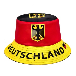 राष्ट्रीय ध्वज के लिए 2026 धारीदार डिजिटल मुद्रित यूनिसेक्स डबल-पक्षीय रूप से सांस लेने योग्य आउटडोर छुट्टी सनबबकेट छाया टोपी लोगो - Product Image 2