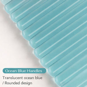 12Pcs Acrylic Handle Gel Nail Brush Set Non Shedding Nylon Bristles for UV Gel Salon Manicure - Product Image 5