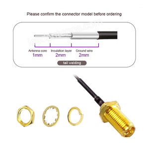 Изготовленный на заказ соединитель <span class=keywords><strong>Sma</strong></span> <span class=keywords><strong>K</strong></span> Rf с разъемом «Папа-папа» с антенной U.Fl изготовлен из прочного медного материала - Product Image 3
