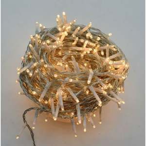 100 luces navideñas microled de luz cálida con transformador 5+2MT - Product Image 1