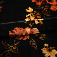 Tissu de jupe florale printanière en brocart acétique imitation sculptée, résistant à l'abrasion, largeur 43/44 pouces, fil textile, origine Jiangsu