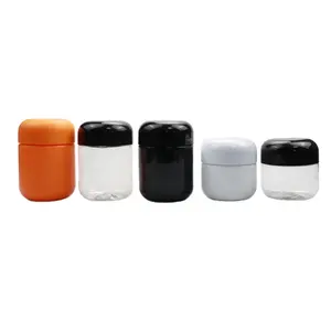 Plastic Storage Jars Colorful 90ml 150ml CR PET HDPE Bottles With Child Resistant Caps