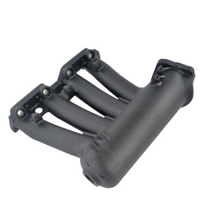 Colector de admisión para Honda Civic EX92-95, piezas de repuesto de aleación de aluminio negro y plateado con tornillos incluidos - Product Image 3