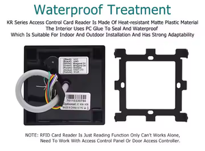 IP65 tahan air KR602M 13.56MHz MF pembaca kartu 125KHz sistem kontrol akses untuk Panel kontrol masuk pintu - Product Image 4