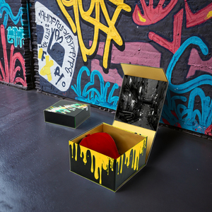 FUSSEN, elegante, personalizado, de 5 piezas paquete plano, caja de tapa con solapa magnética, logotipo personalizado para sombrero Fedora y gorras <span class=keywords><strong>Dandy</strong></span> Haya Club - Product Image 2