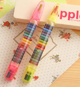 20 צבעים להחלפה ילדי של עפרונות עט ססגוניות שאינו רעיל ילדים ציור עפרונות