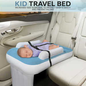 Lit d'avion gonflable portable <span class=keywords><strong>en</strong></span> PVC OEM pour tout-petits et enfants, siège de <span class=keywords><strong>voiture</strong></span> extensible, <span class=keywords><strong>matelas</strong></span> pneumatique pour bébé, compagnon de voyage - Product Image 1