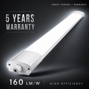 ไฟ LED Tri-Proof ขนาด 5 ฟุต 1500 มม. 45 วัตต์ 5000K แสงเดย์ไลท์ IP65 กันน้ำ สำหรับที่จอดรถ โกดังสินค้า - Product Image 5
