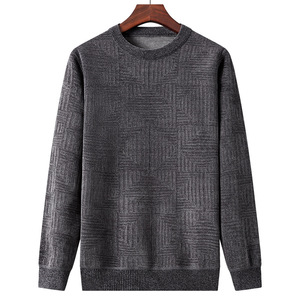 Maglione da <span class=keywords><strong>Uomo</strong></span> Autunno-Inverno 2021 in Ciniglia Lavorata a <span class=keywords><strong>Maglia</strong></span> con <span class=keywords><strong>Velluto</strong></span>, Poliestere/Cotone, Taglie Grandi, Collo Tondo, Casual, con Stampa 3D - Product Image 1