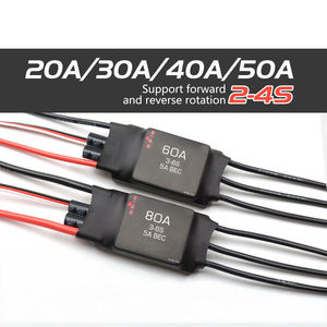 ESC sin Escobillas FlyDragon 2-6S Lipo 20A 30A 40A 50A con BEC de 5.5V3A Programable para Avión RC, Buggy, Velero - Product Image 4