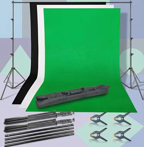 Kit <span class=keywords><strong>de</strong></span> support <span class=keywords><strong>de</strong></span> fond <span class=keywords><strong>de</strong></span> studio <span class=keywords><strong>photo</strong></span> en gros pour événements, tournages vidéo et photographie - Product Image 1