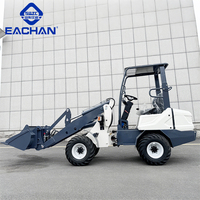 EACHAN Opération facile CE EPA Euro 5 Chargeur sur pneus frontal Chargeur entièrement hydraulique Fonctionnement agricole Chargeur électrique
