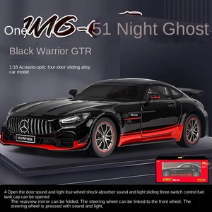 Big Benz Đen Samurai hợp kim <span class=keywords><strong>Mag</strong></span> xe thể thao mô hình mô phỏng đồ trang trí làm bền - Product Image 6