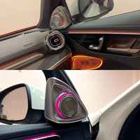 Kit d'éclairage d'ambiance SJC pour Mercedes Benz Classe C W206 X254 2022-2025 LED 64 couleurs, amélioration de l'intérieur, décoration d'ambiance