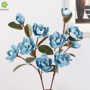 Flor Artificial de Magnolia de 5 Cabezas Eva, 97 cm de Altura, Simulación Realista, Decoración para el Hogar, Decoración de Interiores para la Entrada - Product Image 5